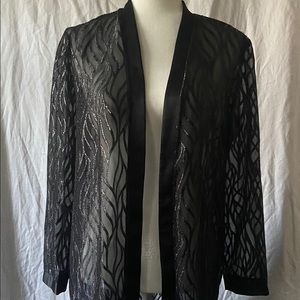 80s vintage sheer over coat/robe